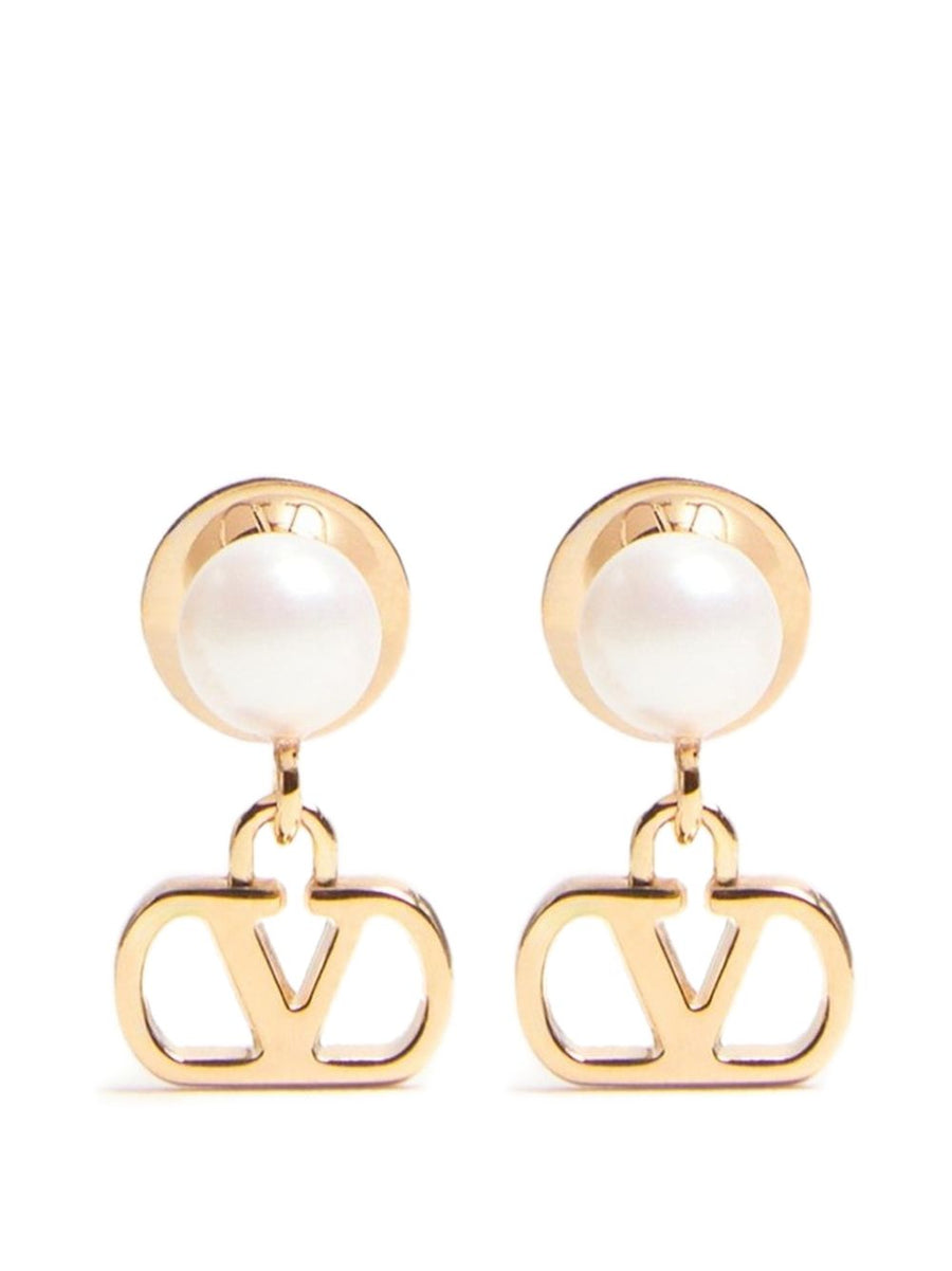 Valentino Garavani VLogo أقراط — ذهبي