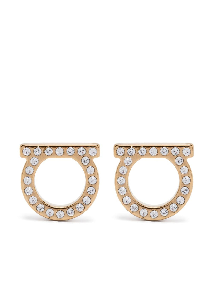 Ferragamo Gancini Earrings — Gold
