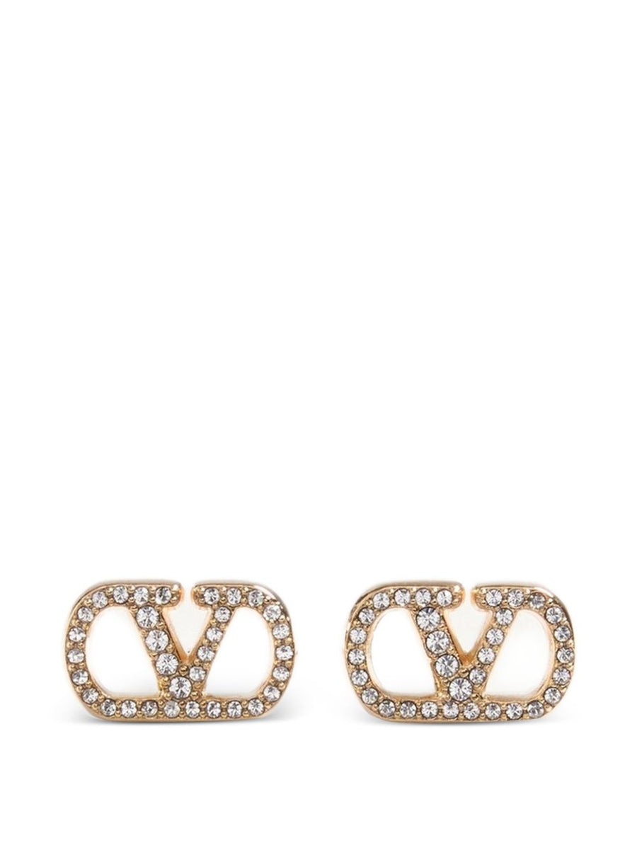 Valentino Garavani VLogo Earrings — Gold