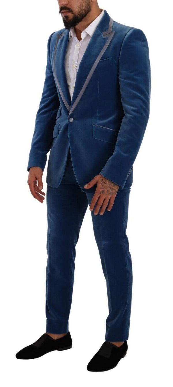 Dolce & Gabbana 94% Cotton pant suit in blue