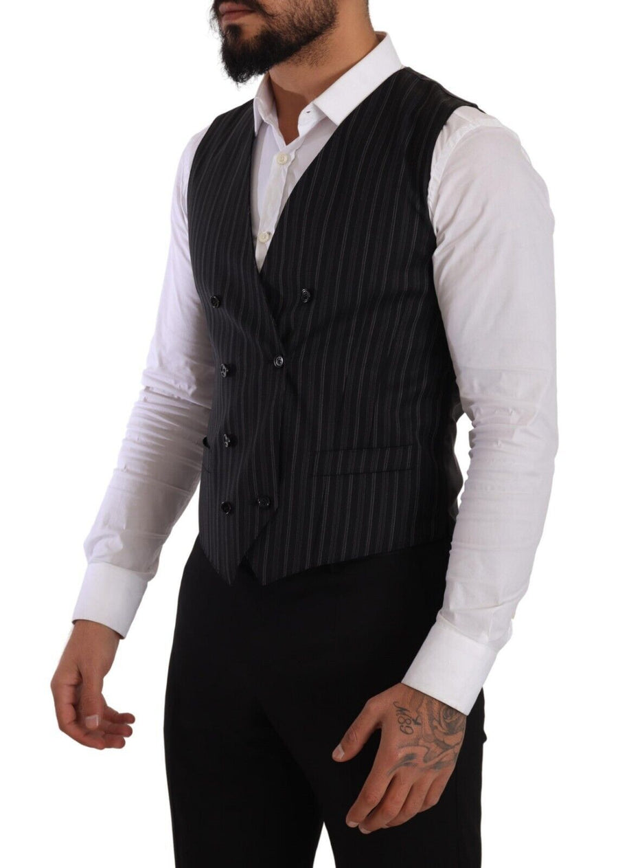 Dolce & Gabbana 42% Virgin Wool vest in black