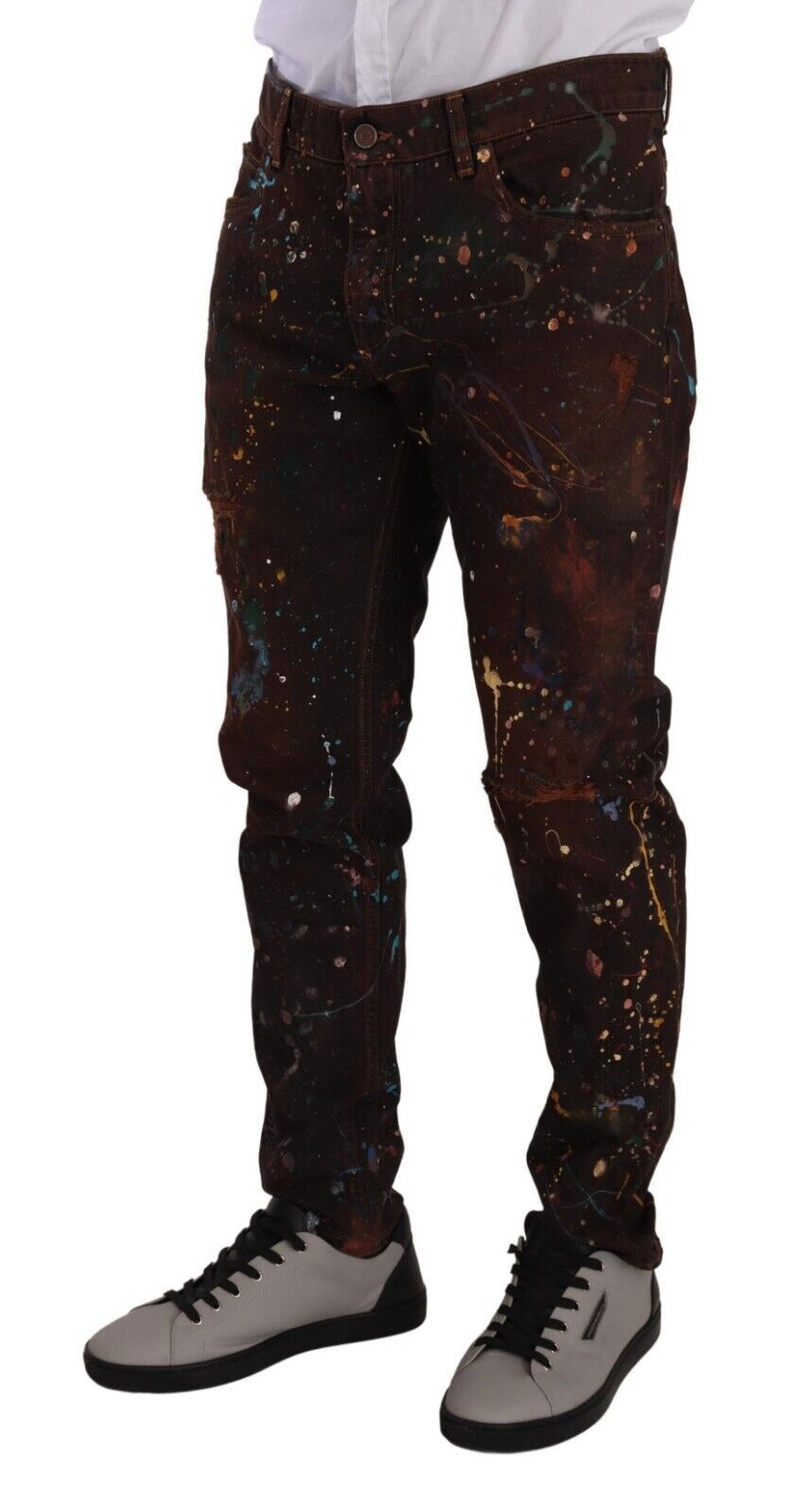 Dolce & Gabbana 100% Cotton jeans in brown