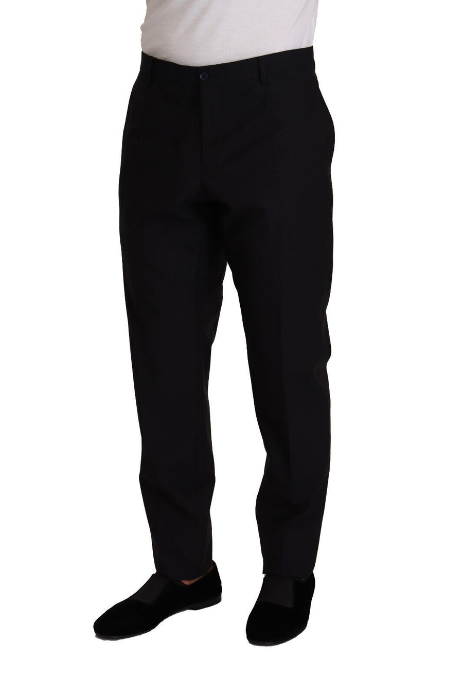 Dolce & Gabbana 82% Virgin Wool trousers in black
