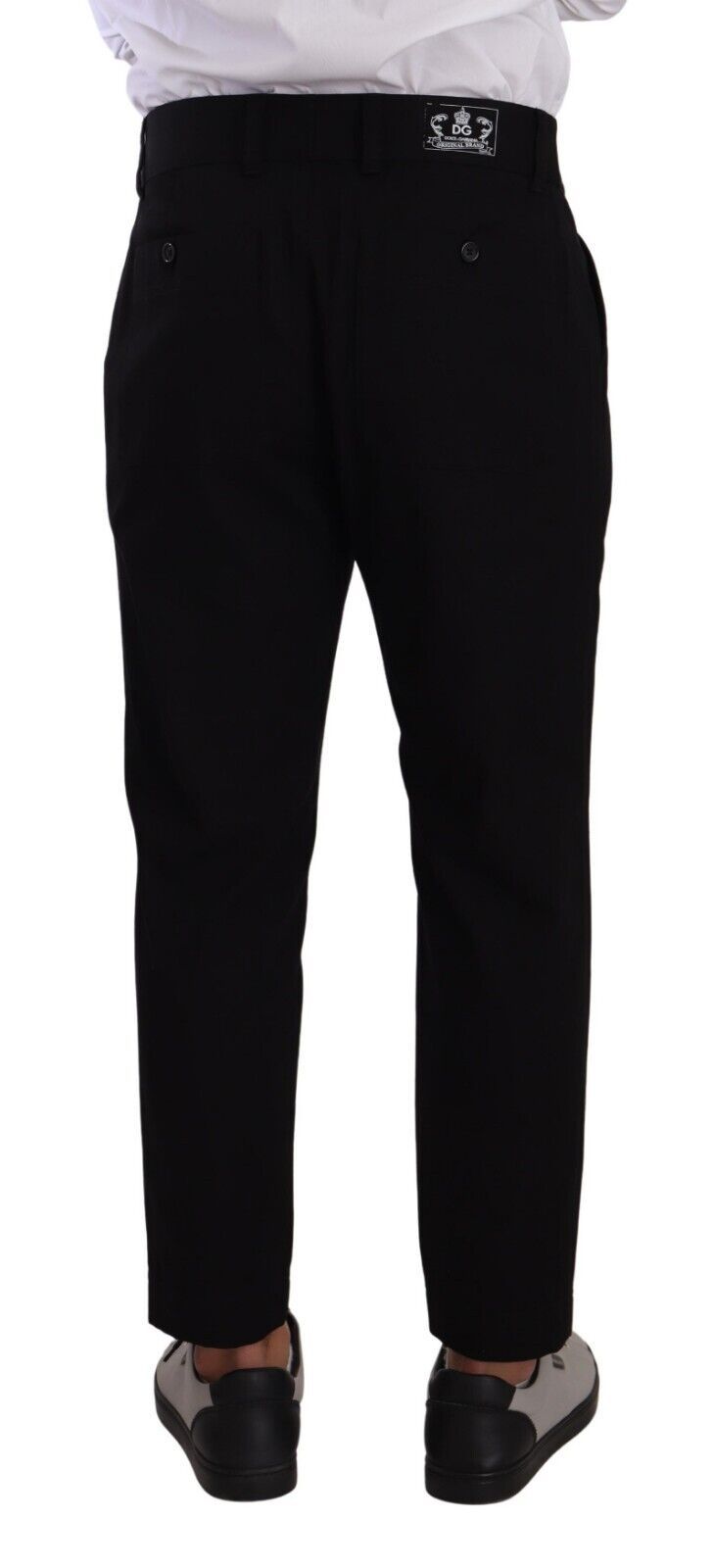 Dolce & Gabbana 99% Cotton trousers in black