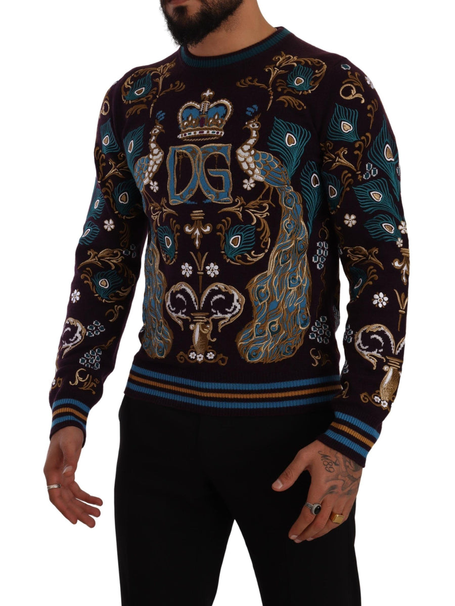 Dolce & Gabbana 100% Cashmere sweater in bordeaux