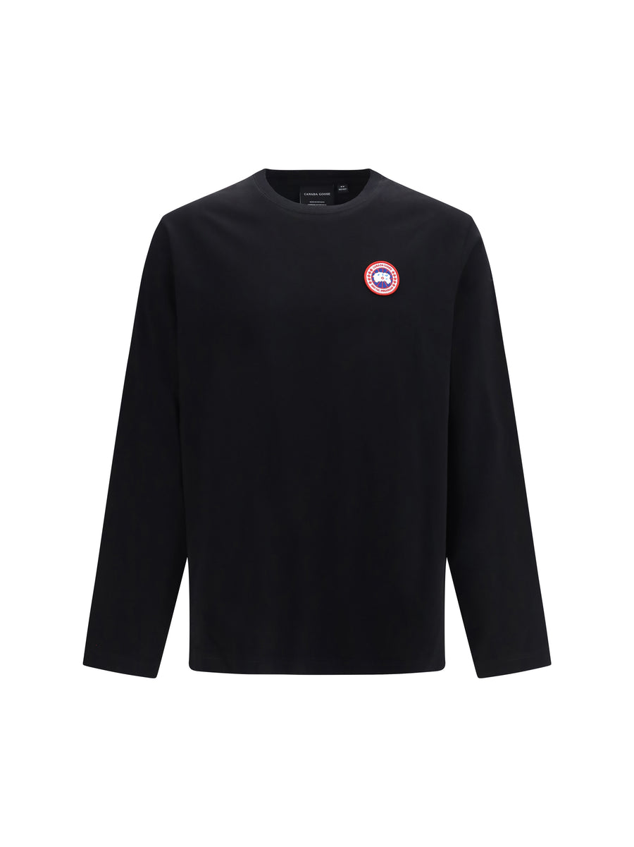 Long Sleeve T-Shirt Vantage Black Cotton T-shirts