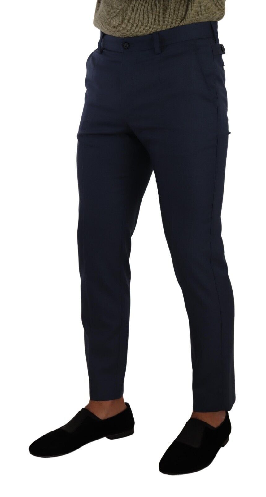 Dolce & Gabbana 85% Wool trousers in navy