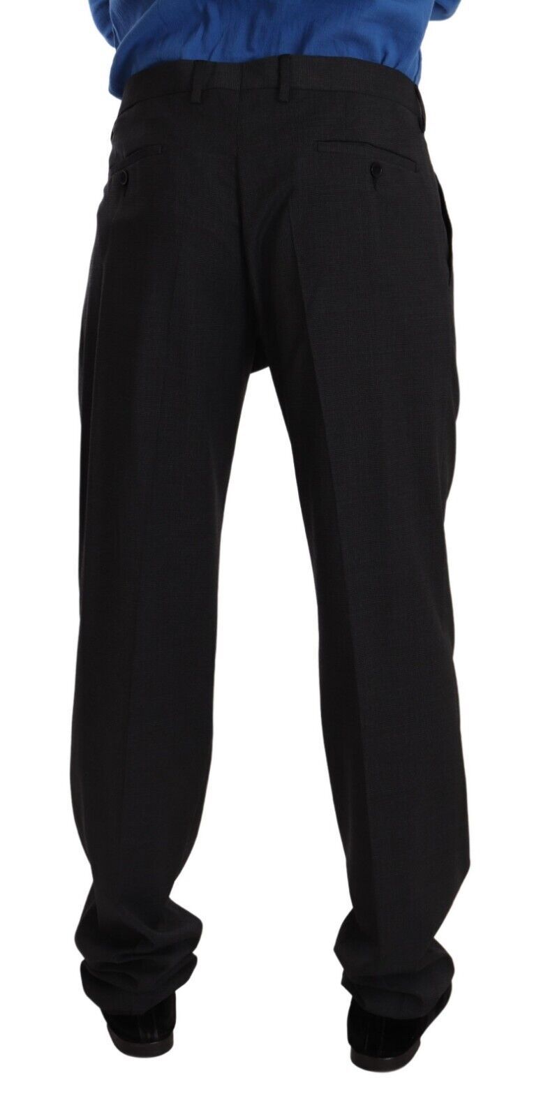 Dolce & Gabbana 54% Polyester trousers in gray