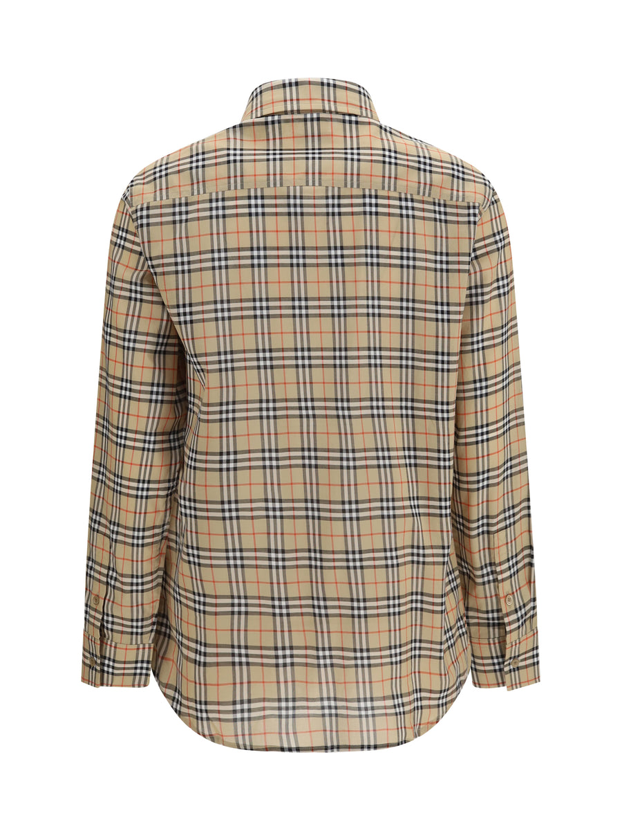 Cotton Shirt Sand Check