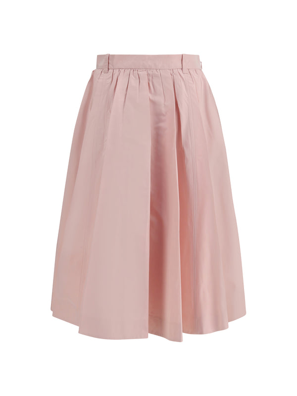 Prada 100% Silk skirt in pink