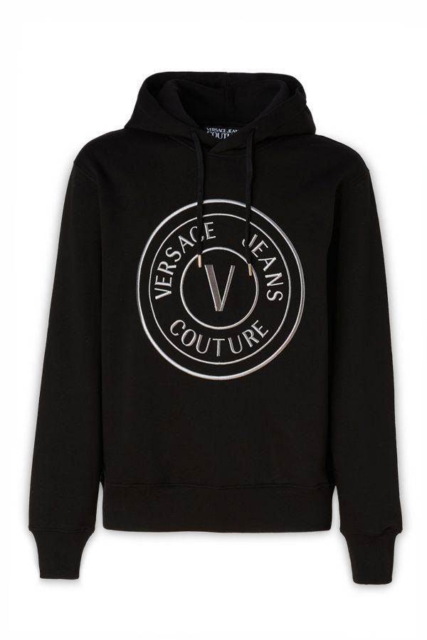 Versace Jeans 100% Cotton hoodie in black
