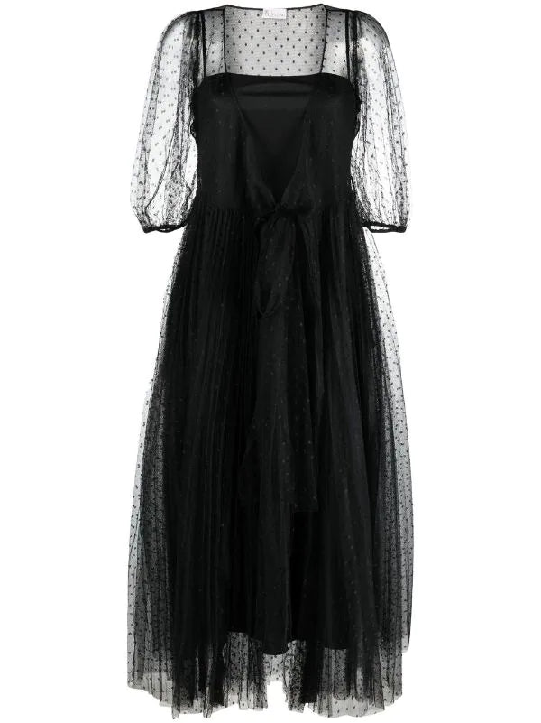 Red Valentino Outer: Polyester 100% dress in black