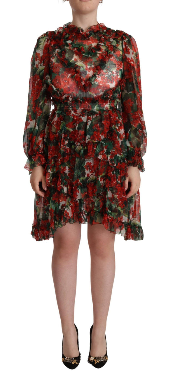 Dolce & Gabbana 100% Silk dress in red
