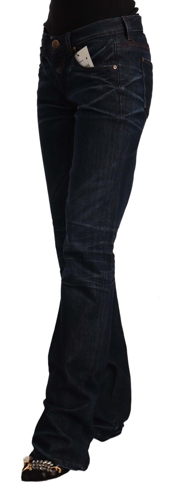 Ermanno Scervino 70% Cotton jeans in navy