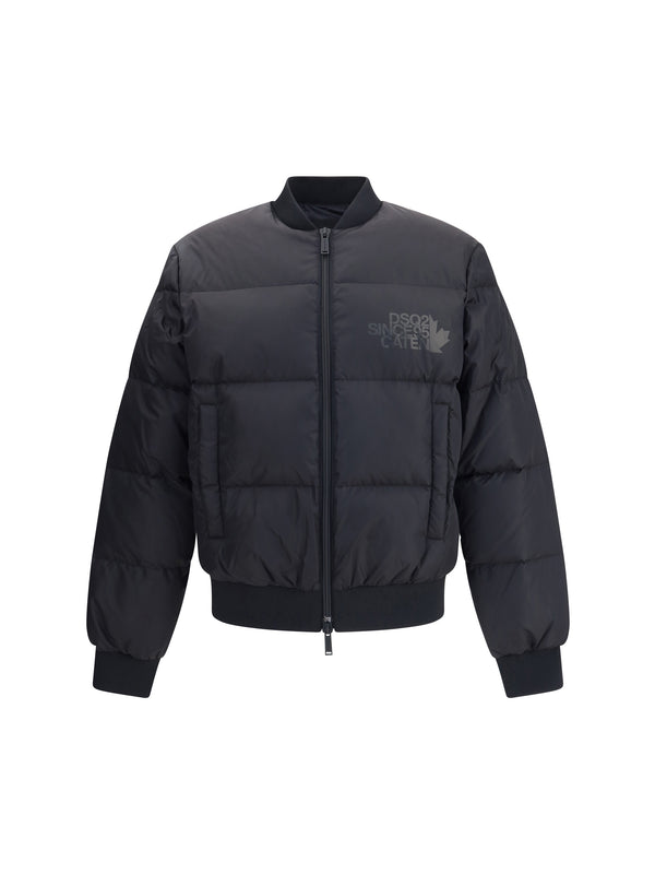 Dsquared2 100% Polyamide down jacket in black