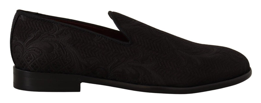 Dolce & Gabbana 51% Viscose 44% Cotton 3% Silk 2% Polyester loafer in black