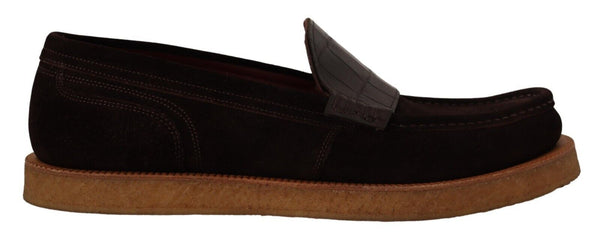 Dolce & Gabbana 26% Crocodile loafer in brown