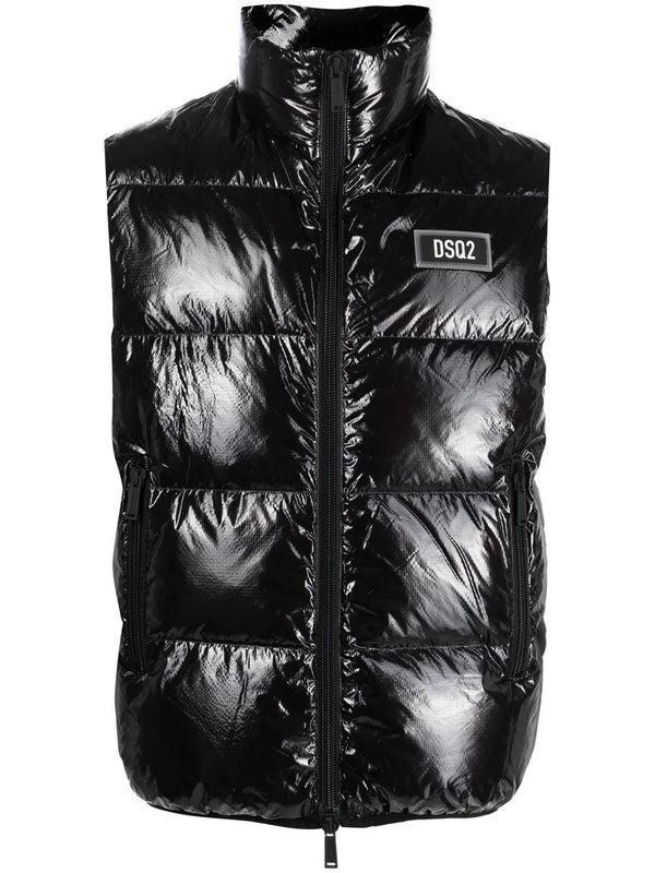 Dsquared2 Outer: Polyamide 100% padded vest in black