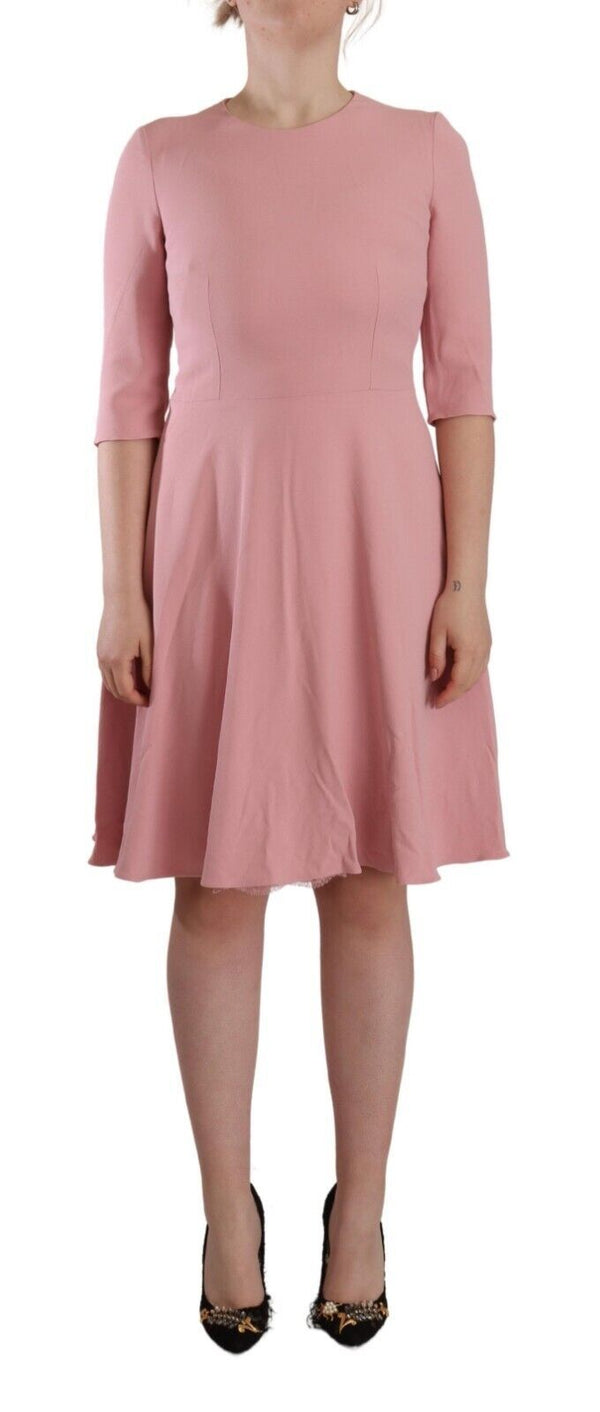 Dolce & Gabbana 51% Viscose 46% Acetate 3% Elastane; Lining: 86% Silk 8% Cotton 4% Elastane 2% Nylon dress in pink