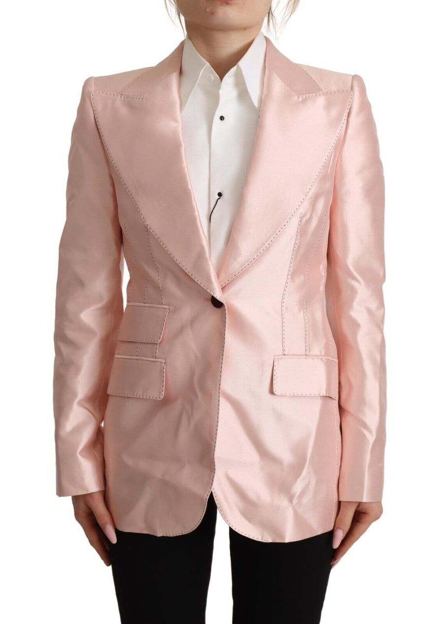 Dolce & Gabbana 100% Silk blazer in pink