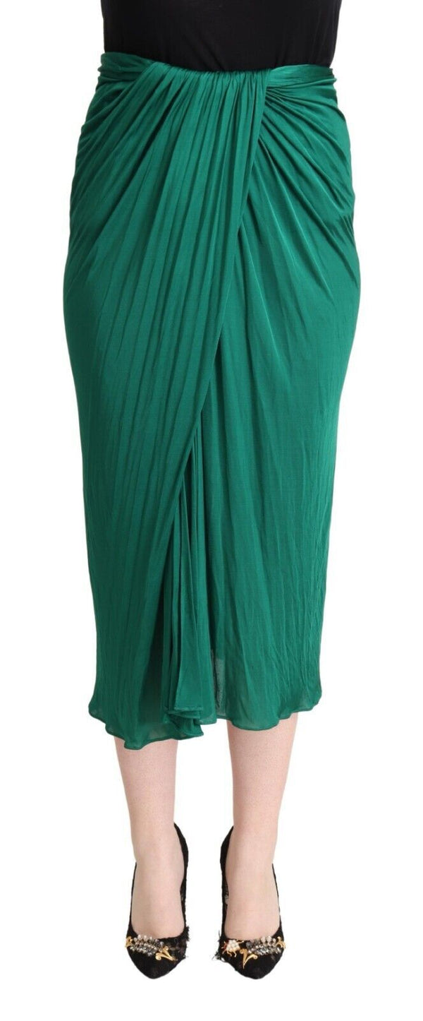 Dolce & Gabbana 100% Viscose skirt in green