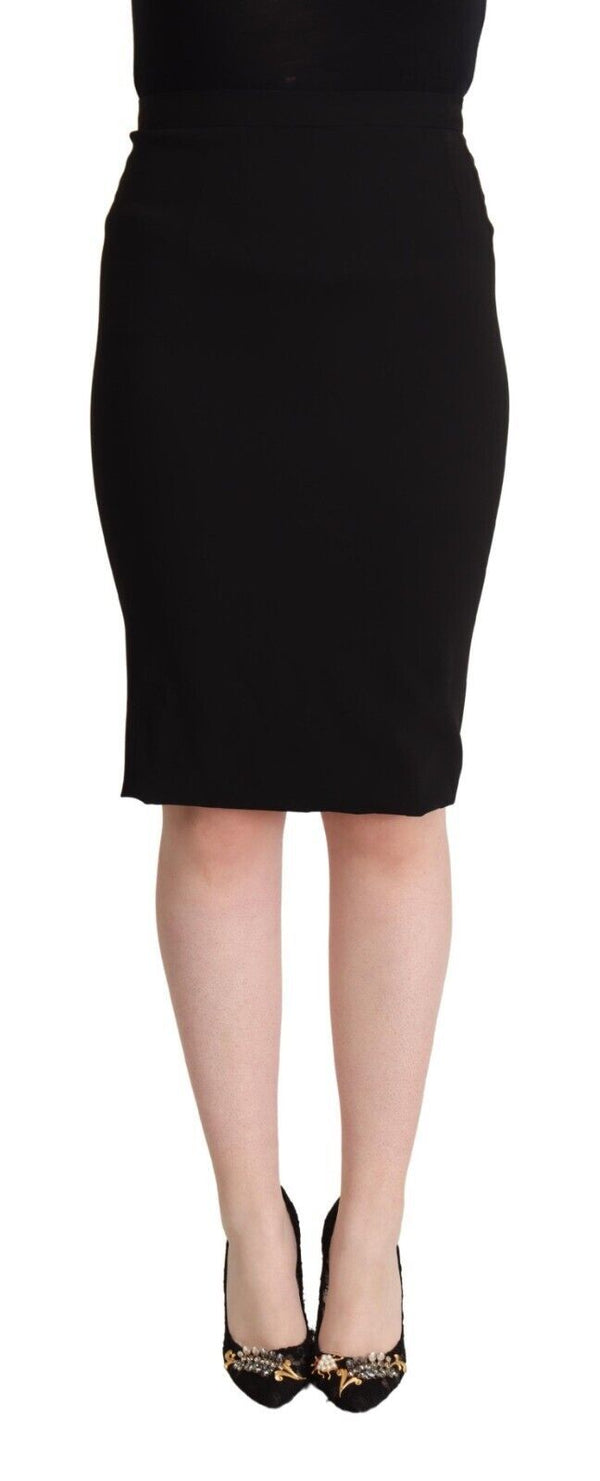 Dolce & Gabbana 54% Viscose 43% Acetate 3% Spandex skirt in black