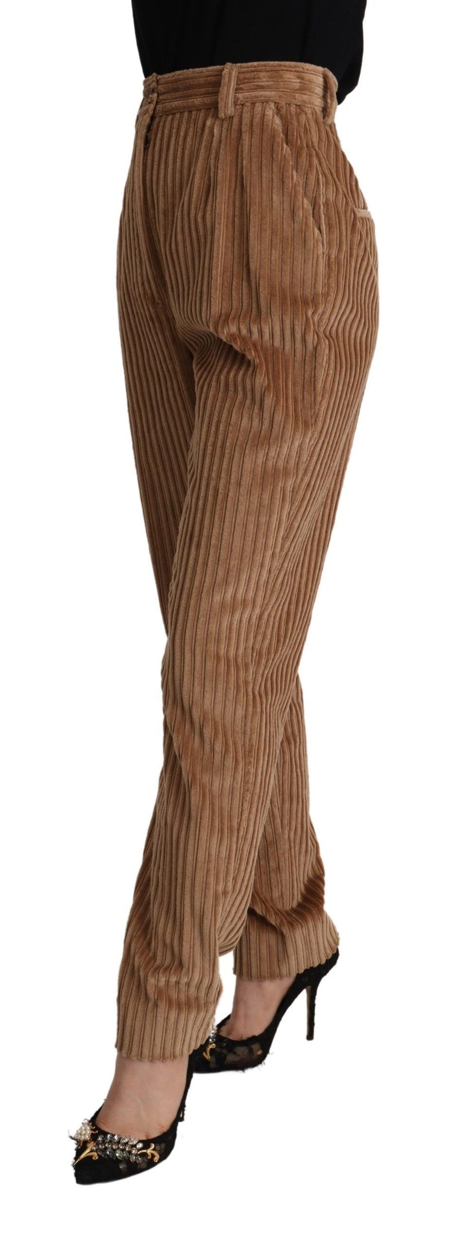Dolce & Gabbana 100% Cotton trousers in brown