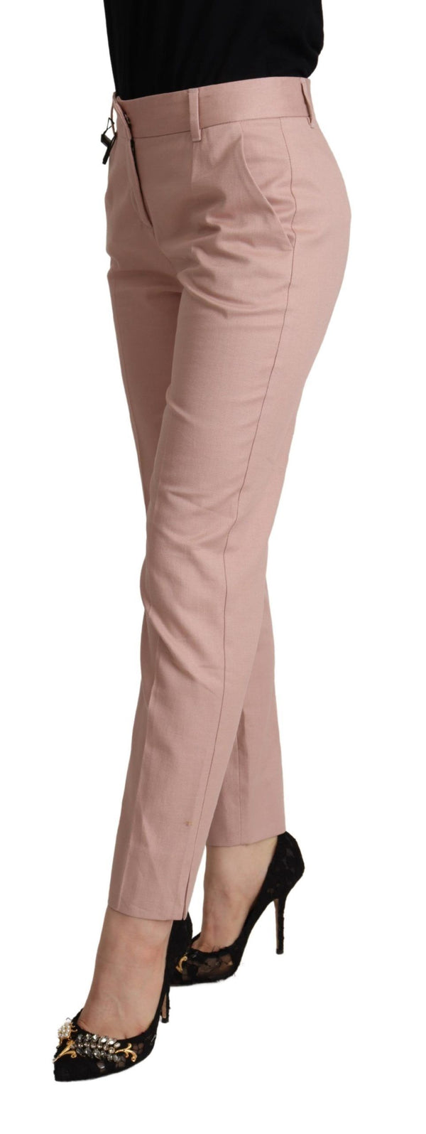 Dolce & Gabbana 99% Cotton trousers in pink