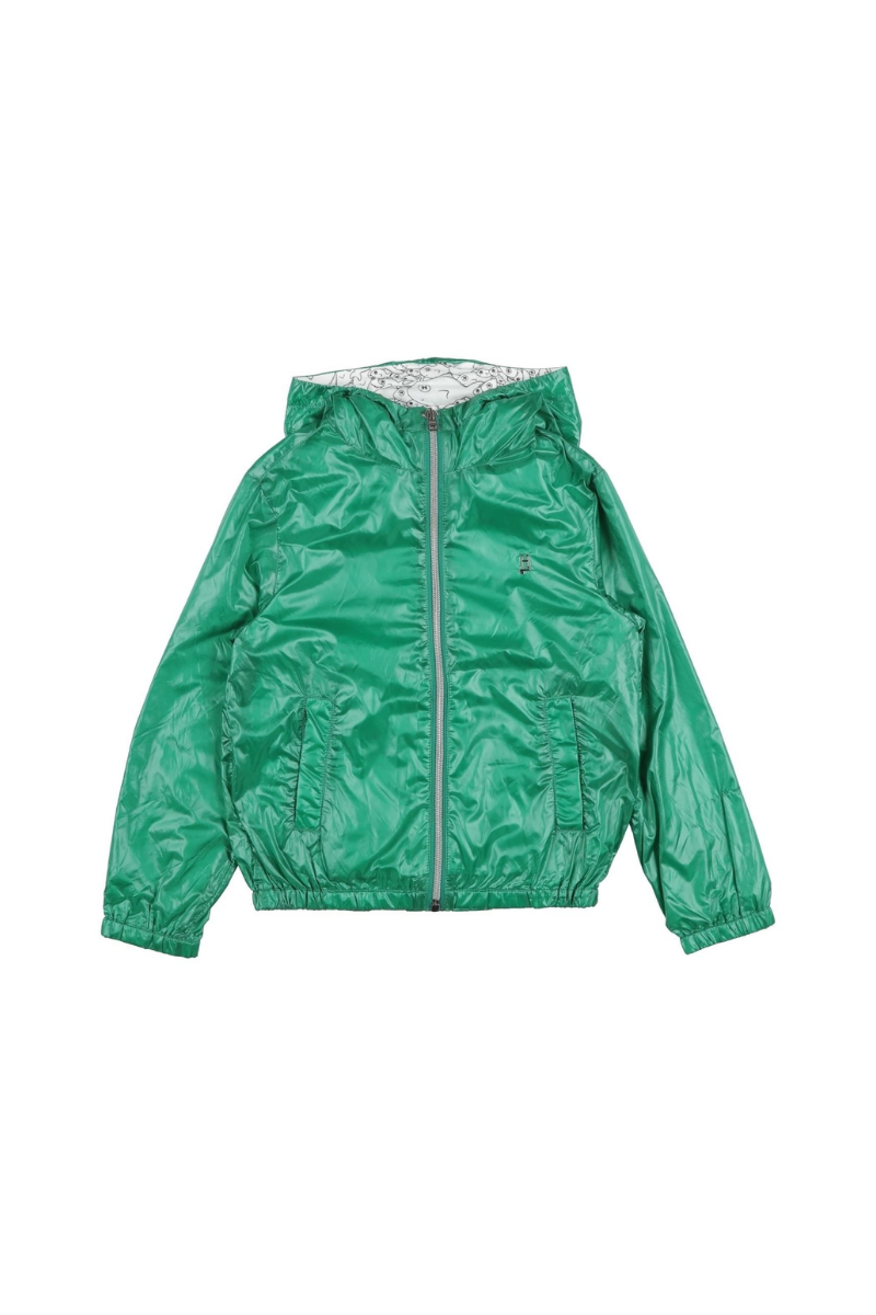 Herno 100% PA (Polyamide/Nylon) jacket in green