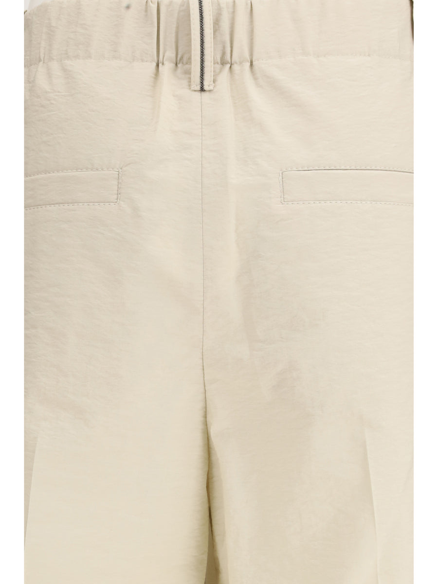 Cotton-Blend Trousers, Quartz