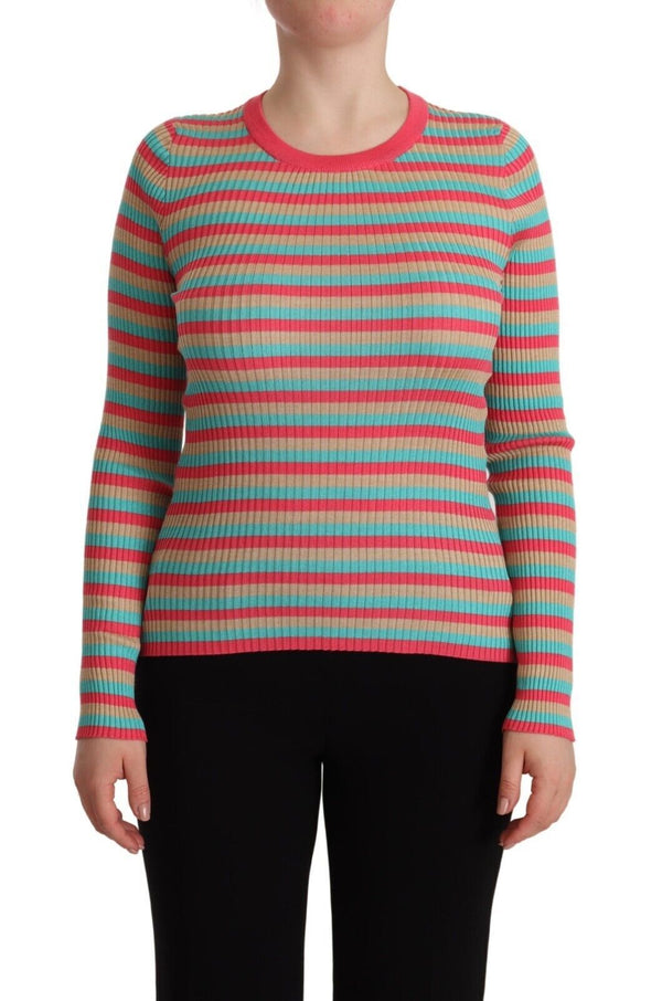 Dolce & Gabbana 100% Silk sweater in red