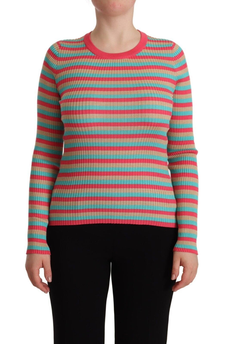 Dolce & Gabbana 100% Silk sweater in red