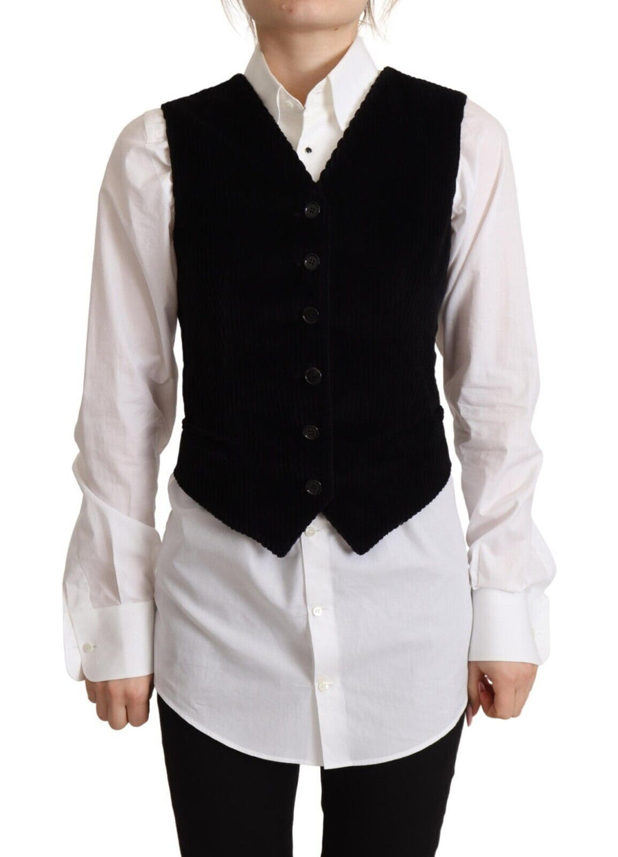 Dolce & Gabbana 59% Cotton 39% Polyester 2% Elastane vest in black