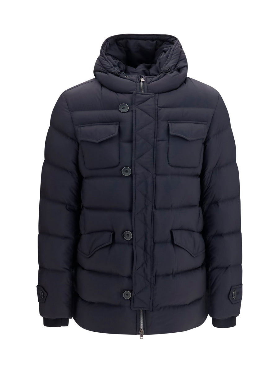 Down Jacket Black Outer: Polyester Padded &