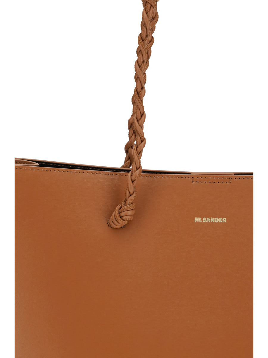 Tote Bag Tangle Tan Calf Leather Shoulder