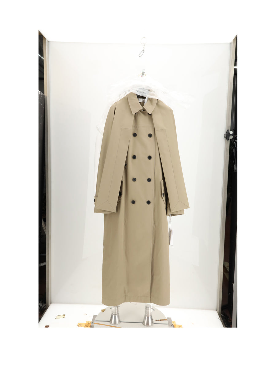 Trench Coat Beige Cotton & Raincoats