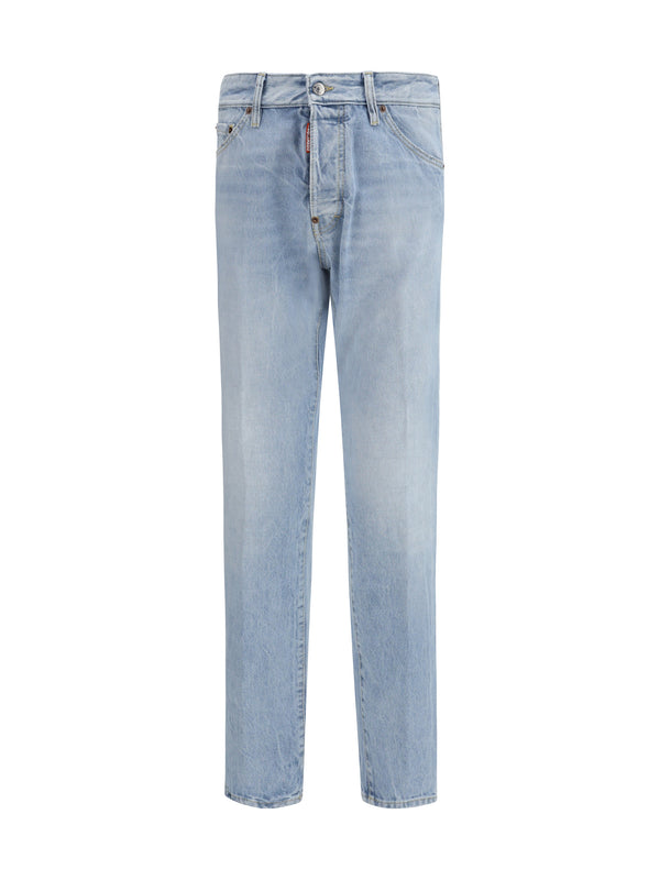 Dsquared2 100% cotton jeans in navy