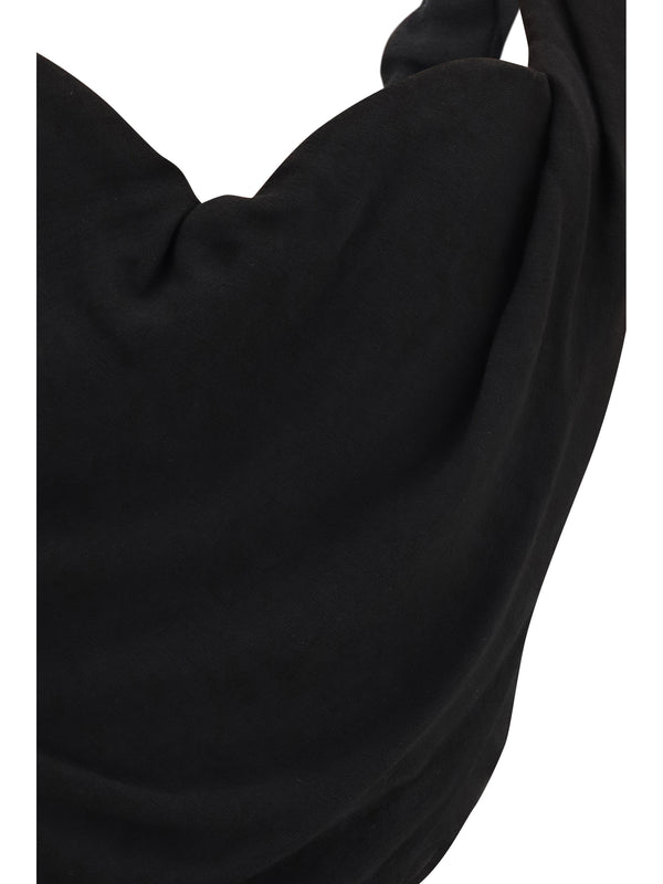 Corset Top Sunday Satin Black Polyester Tops