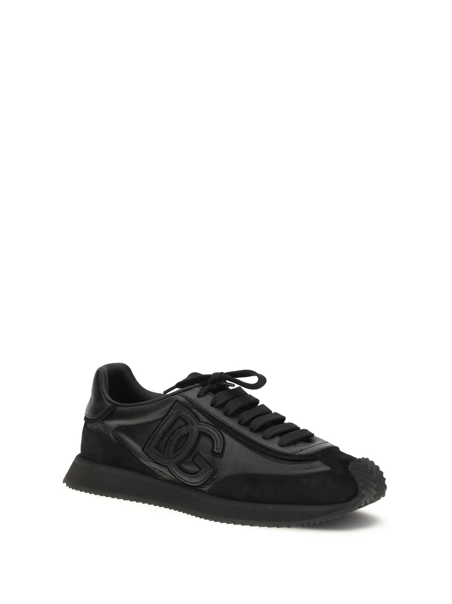 Sneakers Dg Cushion Black Black/black Calf Leather (upper) Trainers