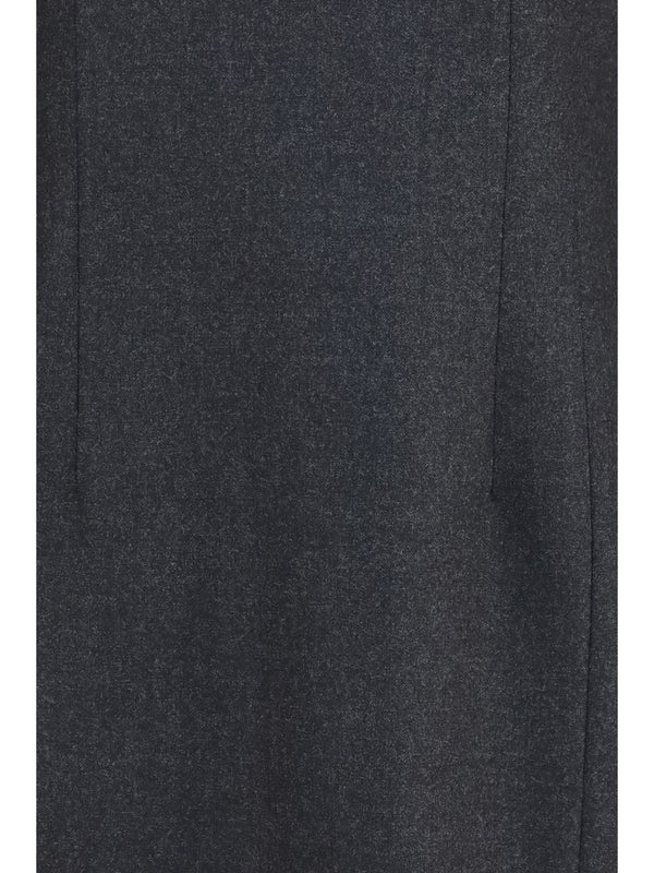 Dress Gabardine And Wool — Anthracite (fleece)