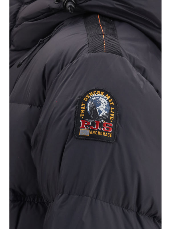 Padded Jacket Cloud With Hood Black Inner: Duck Down &