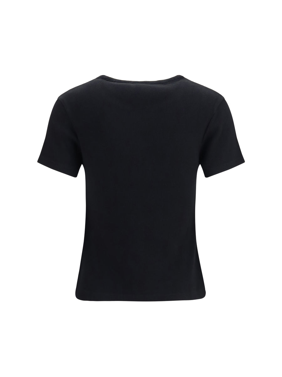 T-Shirt Off Stamp Black-White Black/white Cotton T-shirts & Jerseys