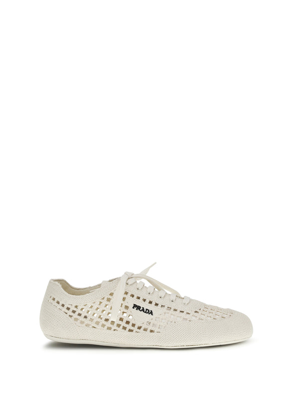Prada 100% Fabric sneakers in white