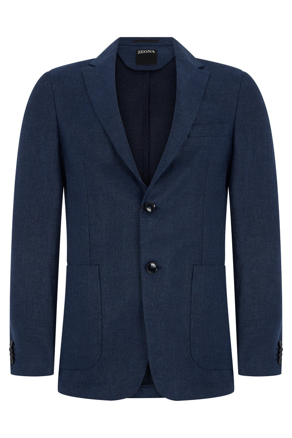 Blazer Cotton Jersey Blue Suit & Dinner Jackets