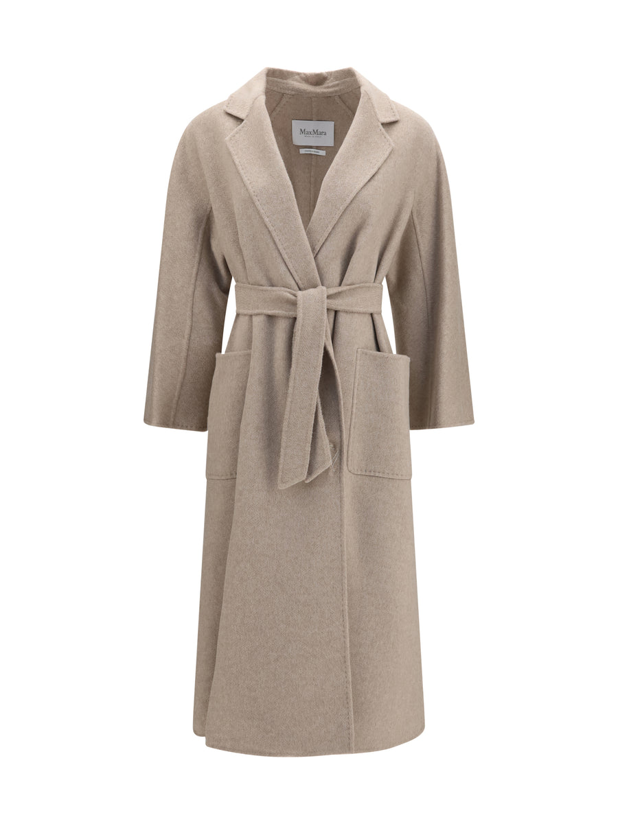 Max Mara 100% Cashmere coat in beige