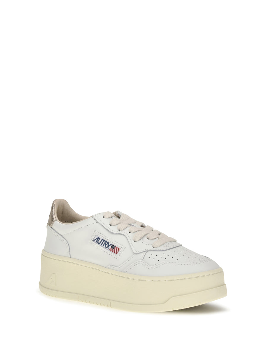 Sneakers Medalist Platform White Leather White/feather Upper: Trainers