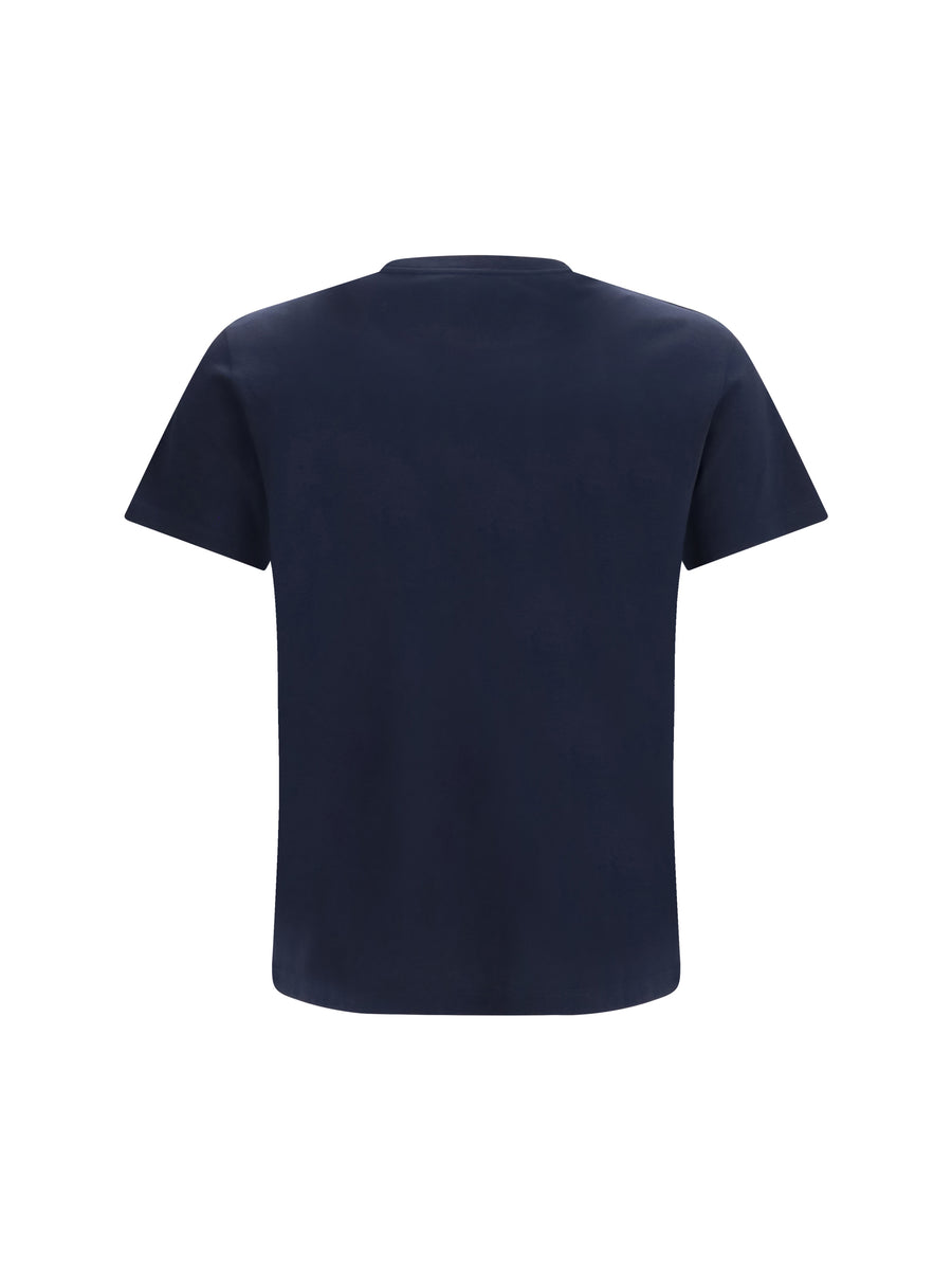T-Shirt Vlogo Navy Cotton T-shirts
