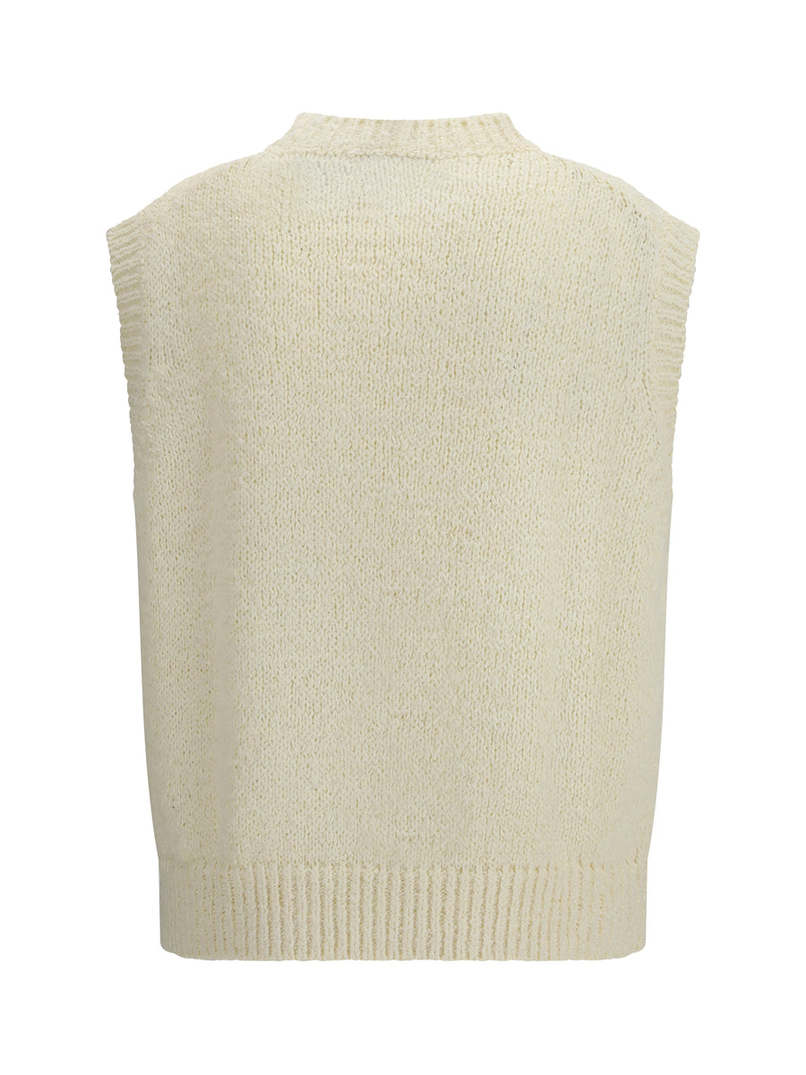 Cotton Vest White Padded & Down Jackets