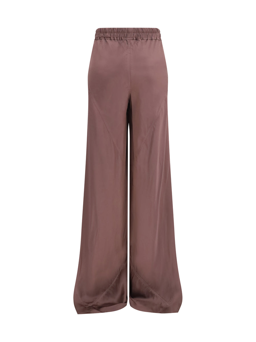 Silk Pants Grape Trousers