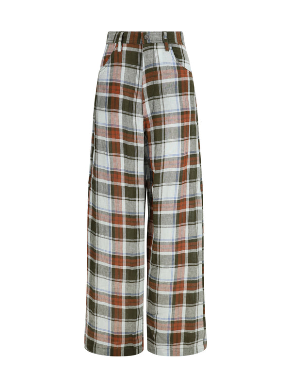 Marbell 100% Linen trousers in green